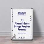 A1 Aluminium Snap Poster Frame (With Printed Poster)
