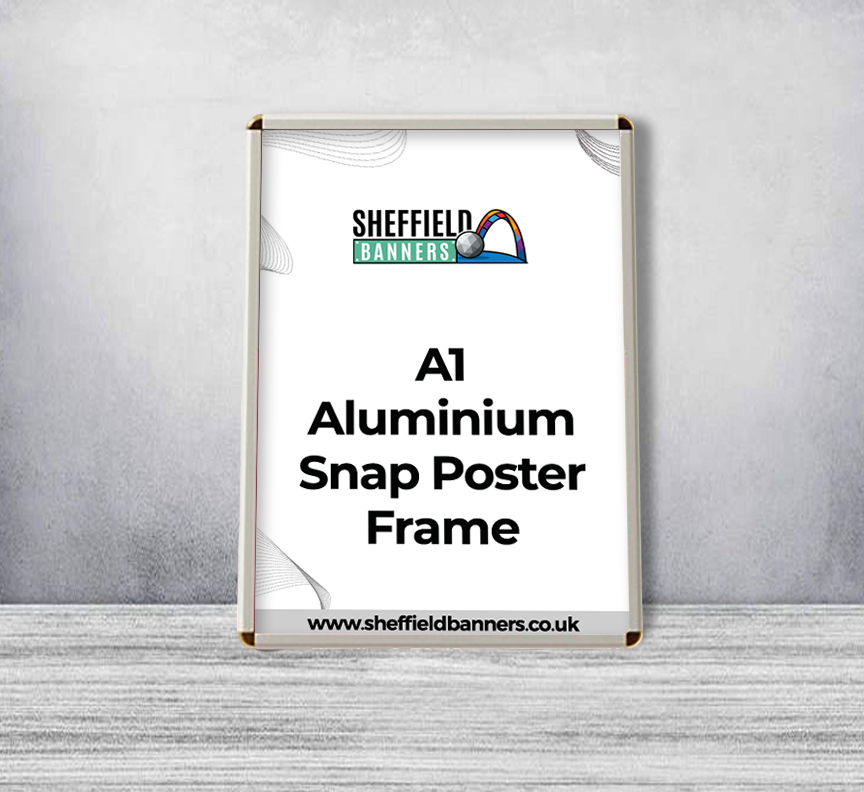 A1 Aluminium Snap Poster Frame (With Printed Poster)