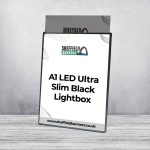 A1 LED Ultra Slim Black Lightbox