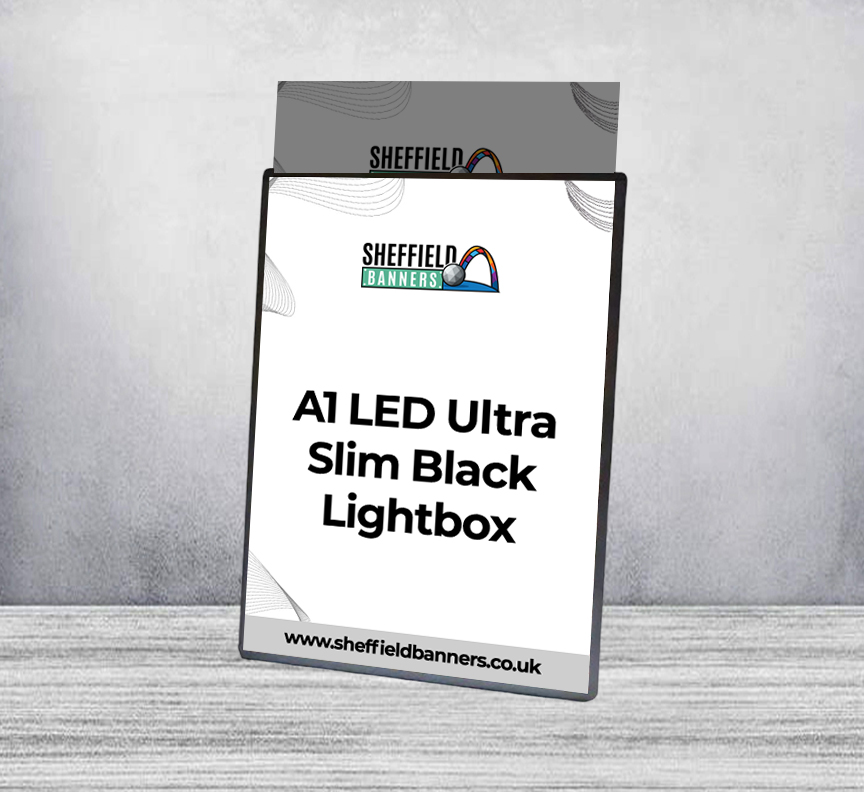A1 LED Ultra Slim Black Lightbox