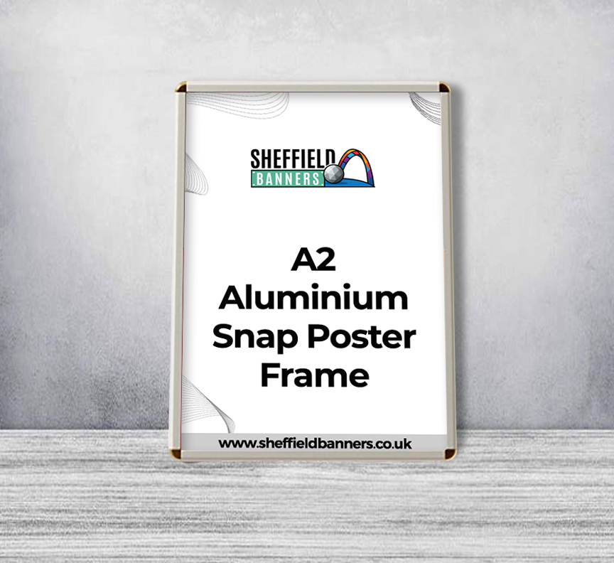 A2 Aluminium Snap Poster Frame (With Printed Poster)