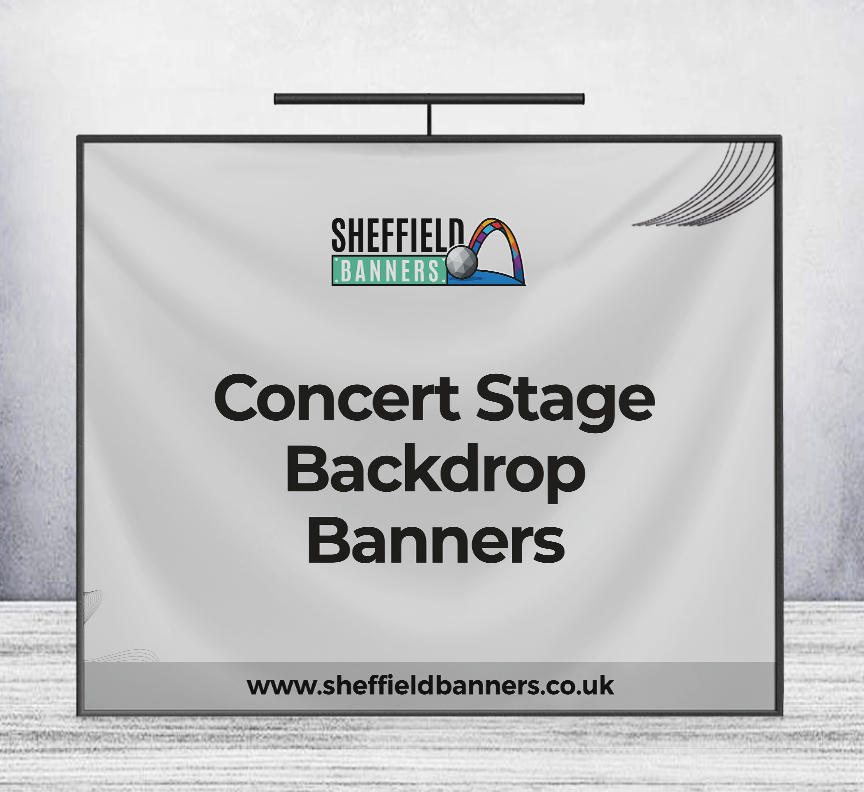 Concert Stage Backdrop Banners