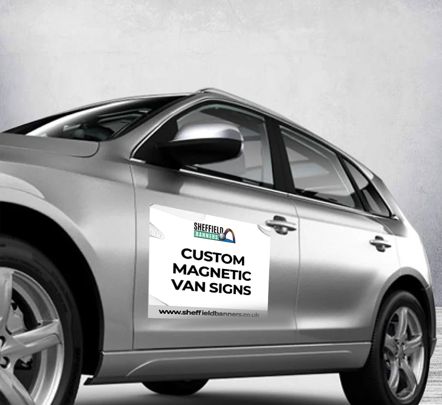 Custom Magnetic Van Signs