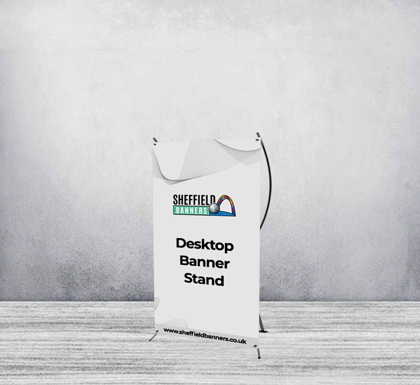 Desktop Banner Stand