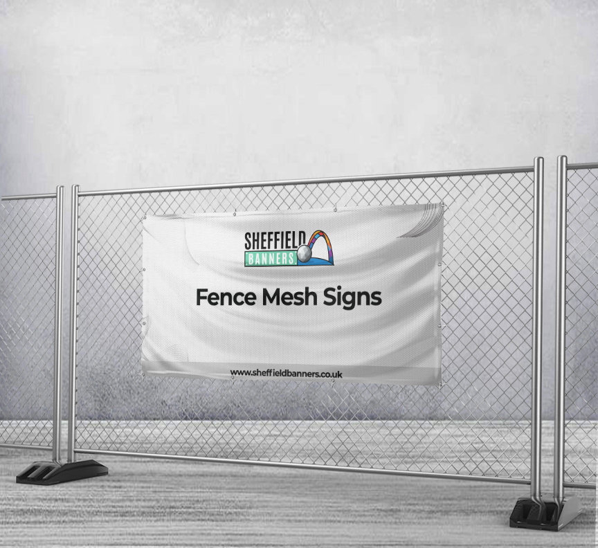 Fence Mesh Signs