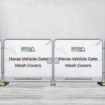 Heras Vehicle Gate Mesh Covers