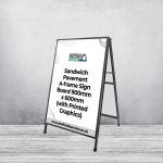 Sandwich Pavement A-frame Sign Board 900mm x 600mm (with Printed Graphics)