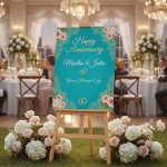 Anniversary Easel With Printed Board