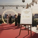 Award Ceremony Gala Easel With Printed Sign